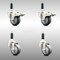 Service Caster 3.5 Inch 316SS Thermoplastic Rubber 7/8 Inch Stem Caster Lock Brake SCC, 2PK SCC-SS316TTLEX20S3514-TPRB-2-S-2-78 - alternate 1